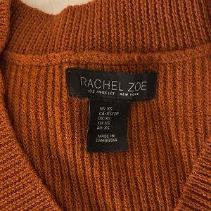 Rachel Zoe Rust Knit Pullover